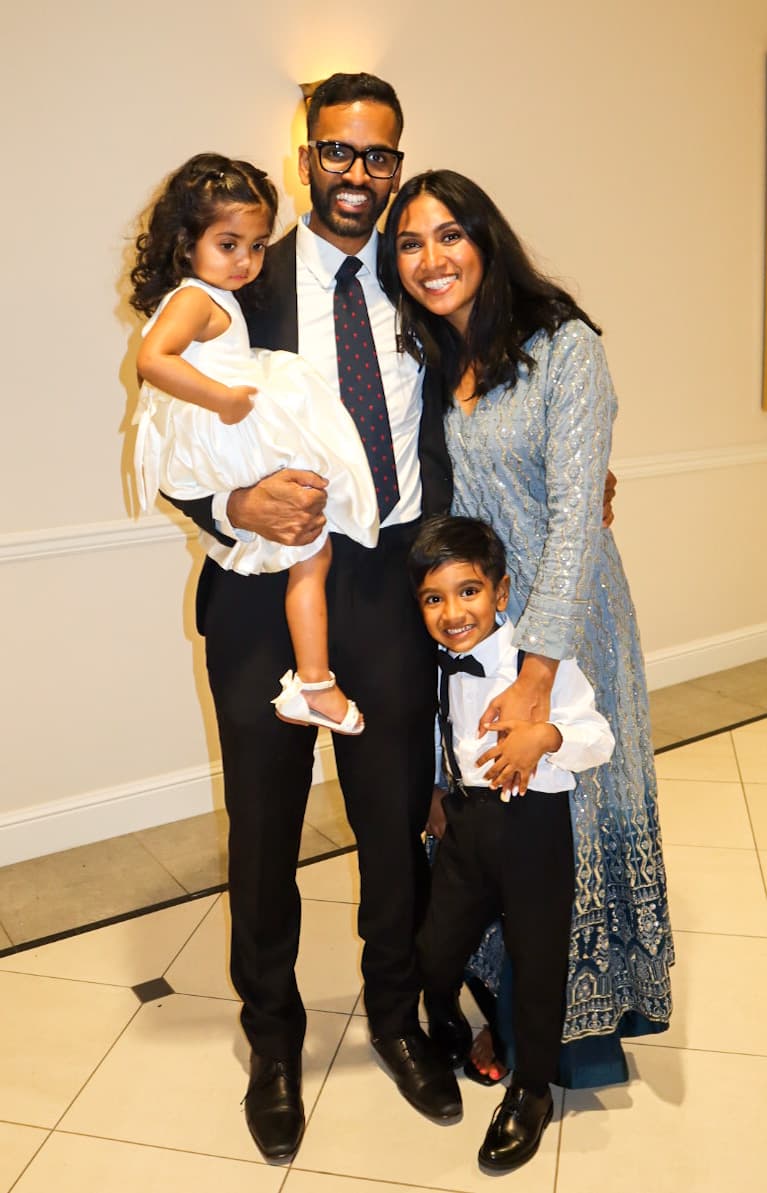 Pastor Sam Thomas and family